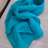 Bracciali turchesi con foulard abbinato 