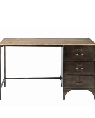 scrivania stile industriale 