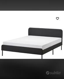 Letto modello Slattum IKEA con materasso