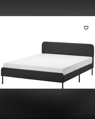 Letto modello Slattum IKEA con materasso