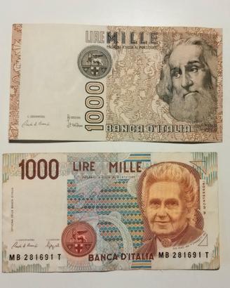 Banconote 1000 lire