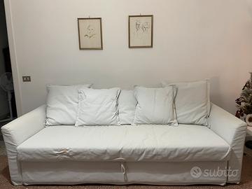 Divano letto 3 posti bianco IKEA - come nuovo