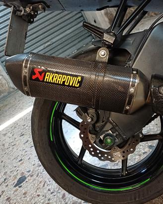 scarico akrapovic racing line(carbonio e titanio) 