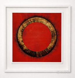 BERNARD AUBERTIN dessin de feu 50x50 archiviato