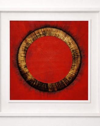 BERNARD AUBERTIN dessin de feu 50x50 archiviato