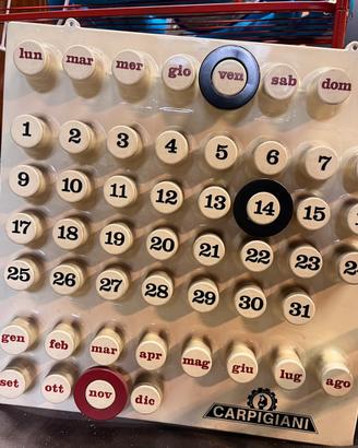 Calendario perpetuo Carpigiani