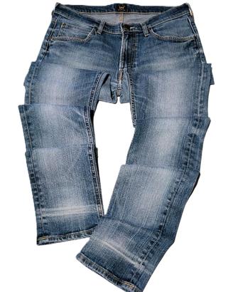 Jeans Lee Luke Blu Vintage -Taglia M Unisex Ottime