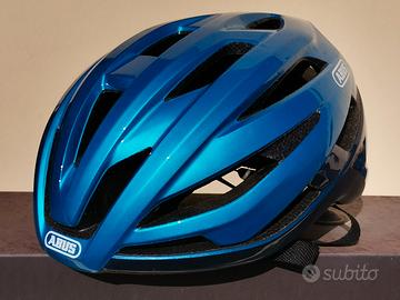 casco Abus Stormchaser Steel/Blue tg L