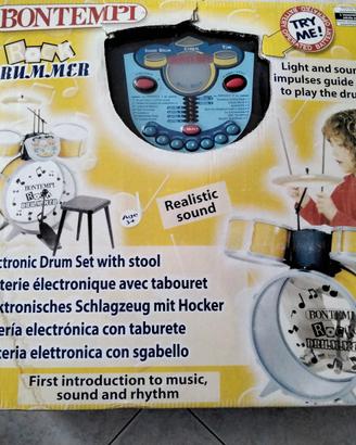 Bontempi Drummer batteria elettronica per bimbi