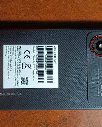 Cellulare ZTE Blade A 34 Nuovo 