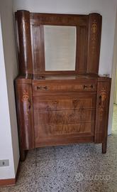 cassettiera con specchiera