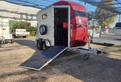 Trailer trasporto cavalli rampa anteriore