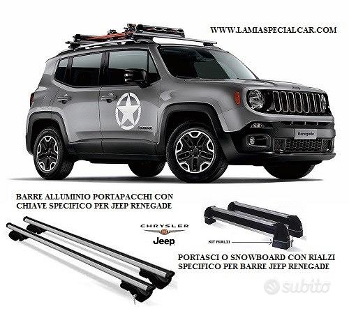 Portasci piu' barre portapacchi jeep renegade - Accessori Auto In vendita a  Teramo