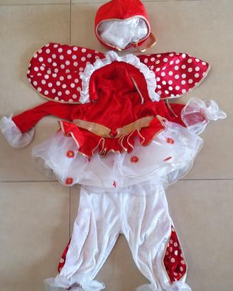 Vestito carnevale lady Coccinella tg.6-12 mesi 