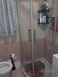 Box doccia in cristallo angolare da 80 cm