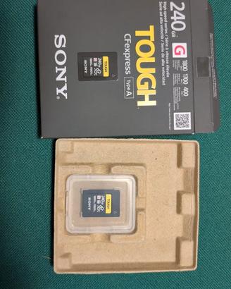Sony Flash Cfexpress tipo A  TOUGH da 240 GB