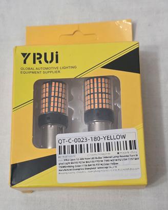 YiRui 2 pz Lampadine P21W Giallo Ambra