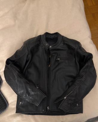 Giacca da moto uomo in pelle Halvarssons