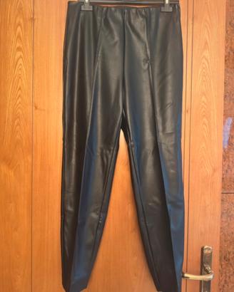 Pantalone donna similpelle