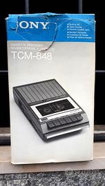 Registratore a cassette Sony  TCM- 848