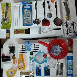 lotto di 30 oggetti per la cucina e non solo