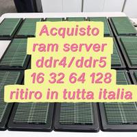 RAM SERVER DDR4 ECC/DDR5 ECC