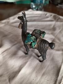 statuetta lama in argento 925