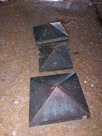 Coperchi in rame copri terminale camino esterno 