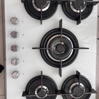  Piano Cottura Franke 5 Fuochi Inox - DA RIPARARE 