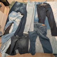 10 Jeans di marca 52-54 