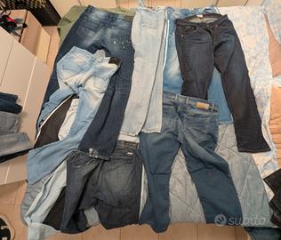 10 Jeans di marca 52-54 
