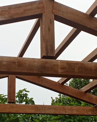 Tettoia in legno