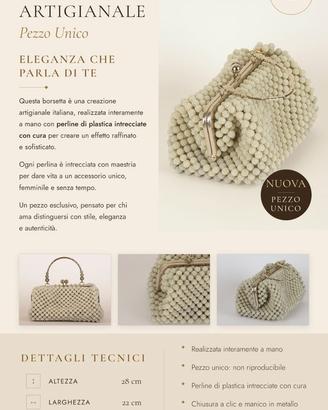 Borsetta artigianale pezzo unico