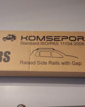 Barre portatutto auto komsepor