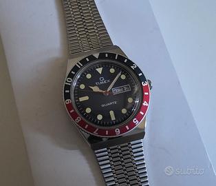 OROLOGIO Q TIMEX 170, TW 2T80700 7U, BRACCIALE ACC