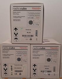 Brionvega TS522 D+S Radio Cubo Bianca Arredamento