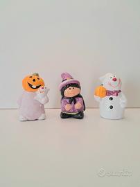 Statuine decorative a tema Halloween – Set da 3