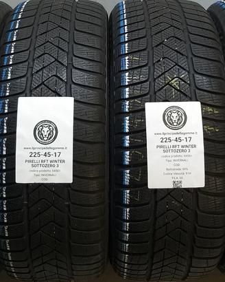 4 GOMME 225 45 17 PIRELLI RFT A64561