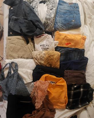 lotto abbigliamento donna diverse taglie anni 2000