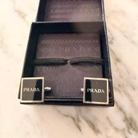 Gemelli argento Prada