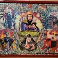 Puzzle villains Disney con cornice