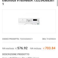 ASCIUGATRICE ELECTROLUX Classe A++
