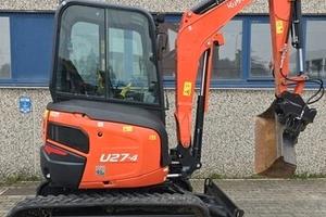 Mini escavatore Kubota U27-4, anno 2021