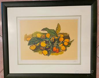Renato guttuso litografia quadro