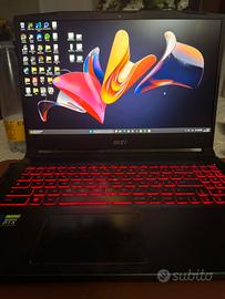 Msi Katana GF66 11UG RTX 3070 16GB RAM 144HZ