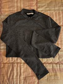 Top maglia Pull&Bear M glitterata