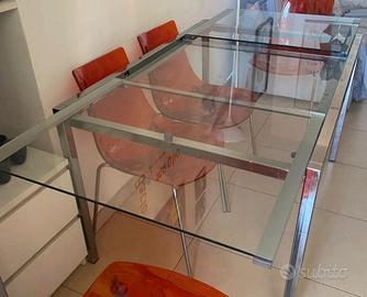 tavolo glivard Ikea vetro trasparente 