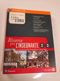 LIBRO L'IDEA DELLA STORIA X INSEGNANTI
