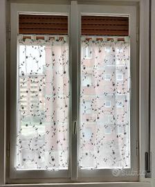 tenda 60x120cm con asta estensibile per finestra