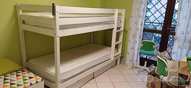 letto a castello+materassi